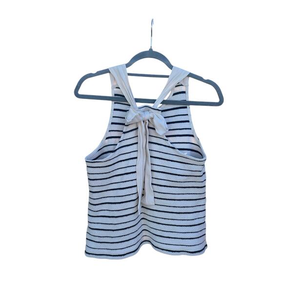 Madewell Texture‎ & Thread T Back, Bow, Striped Tank Top  Sz S - Picture 3 of 9
